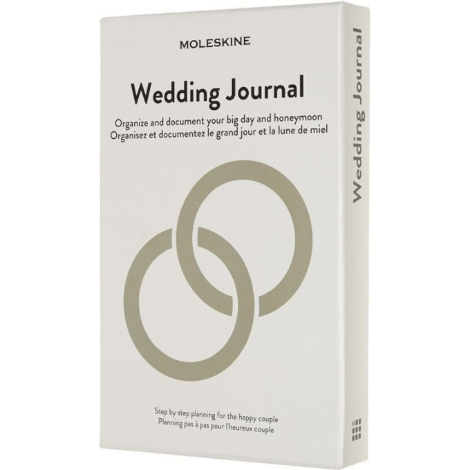 Блокнот MOLESKINE PASSION WEDDING LARGE, линейка, светло-серый PASWEDD