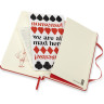 Ежедневник MOLESKINE LE ALICE IN WONDERLAND POCKET 21 (красный) DAL12DC2Y21